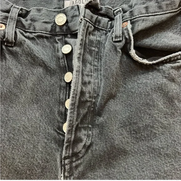 Agolde 90s pinch Waist Black Tea 25 - Picture 4 of 6